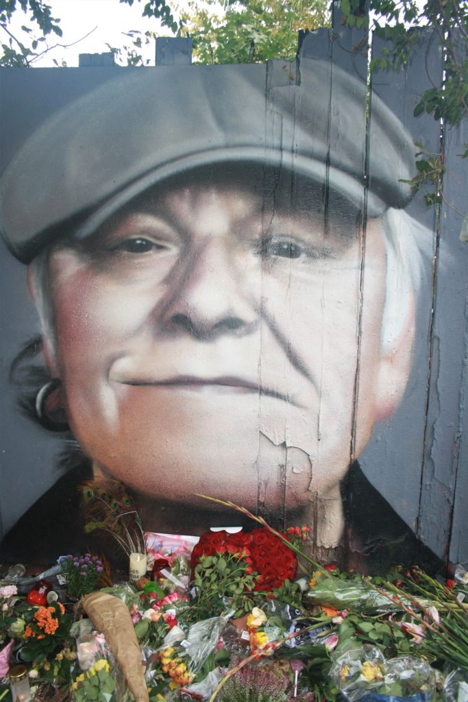 Kim Larsen, death, in memory, Miki Pau Otkjær, streetart